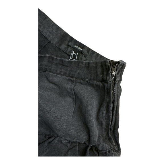 Forever 21 Charcoal Ruffled Mini Skirt - Picture 4 of 4